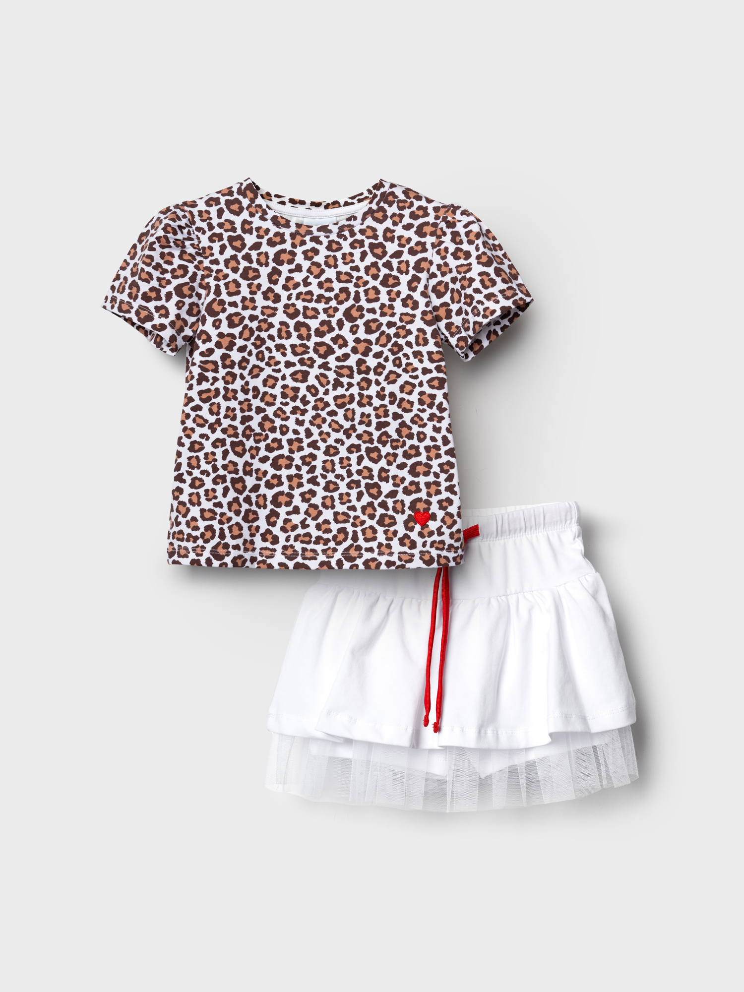 Футболка и юбка-шорты PlayToday 12622363 - фото 6