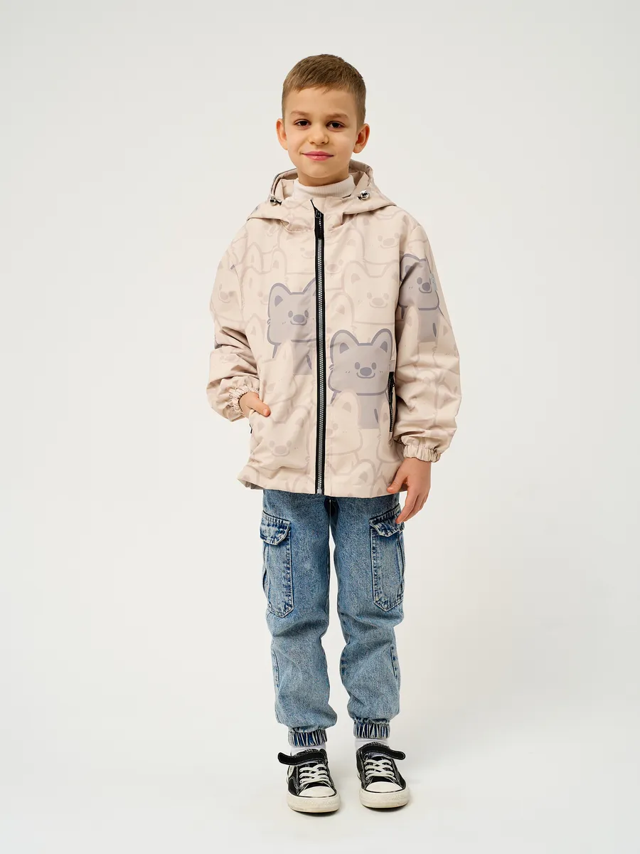 Ветровка RuStyle ДМ-ветRSL-673-волкбеж - фото 10