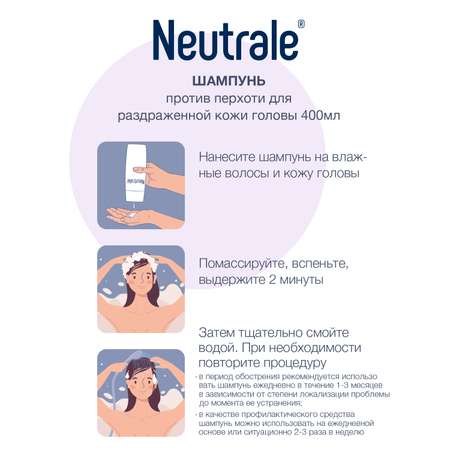Шампунь Neutrale против перхоти 400 мл