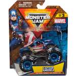 Монстр-трак Monster Jam Marvel Captain America 1:64