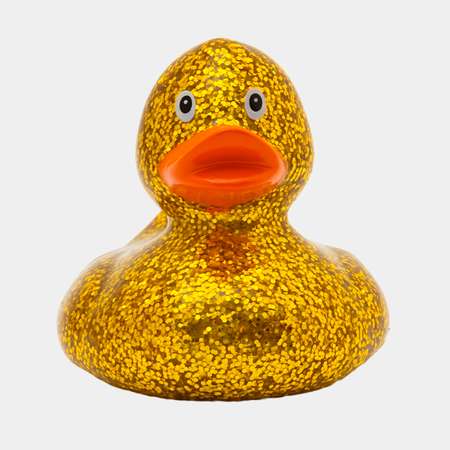 Игрушка Funny ducks Диско золотая уточка для ванны