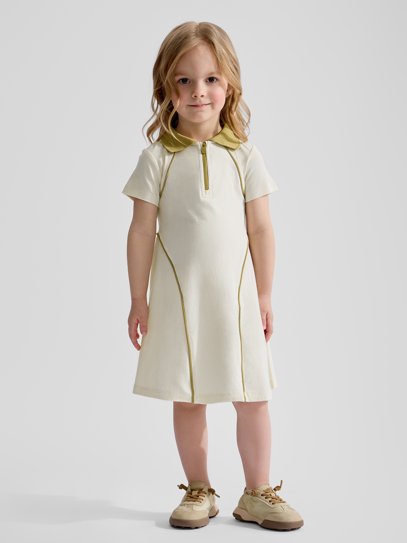 Платье Happy Baby 88718-1_milk - фото 2