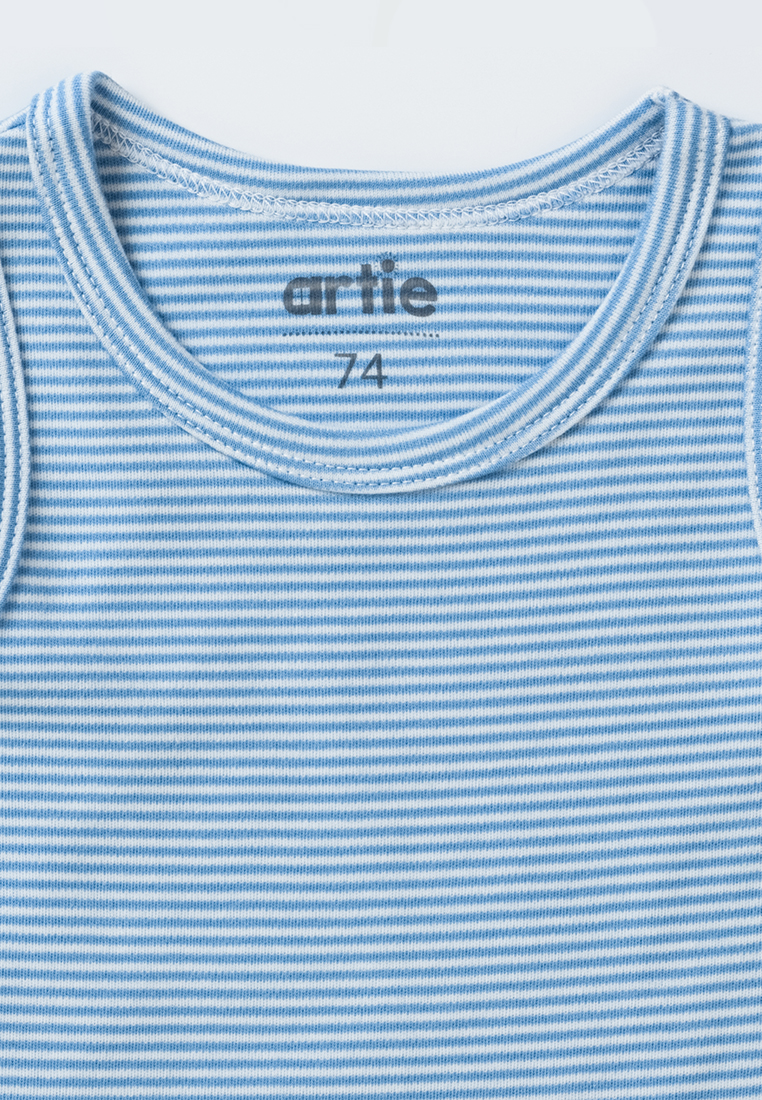 Боди 2 шт artie S25B19BM2-1483M/Белый-синий - фото 3