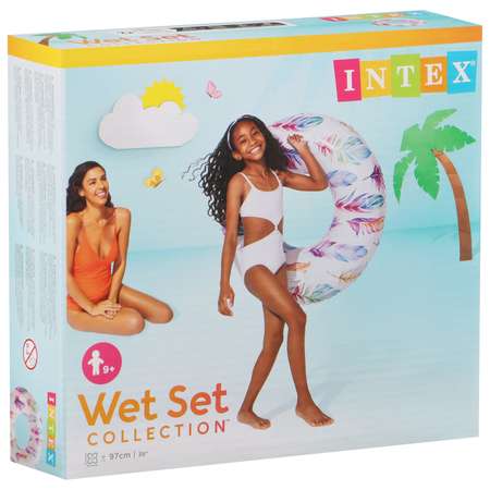 Круг для плавания Intex Узоры