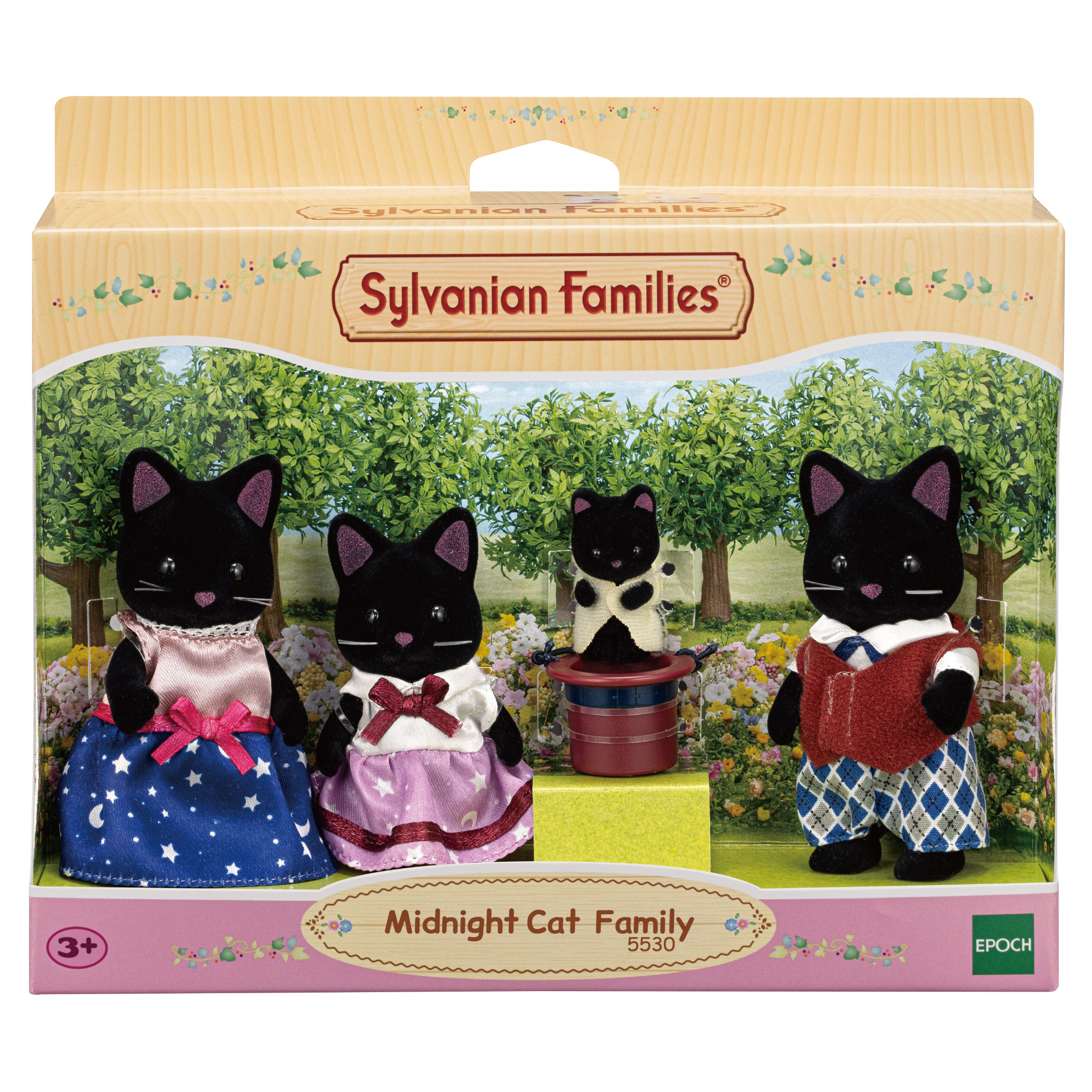 Игровой набор Sylvanian Families Семья Черных котов - фото 2