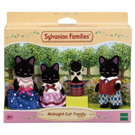 Игровой набор Sylvanian Families Семья Черных котов