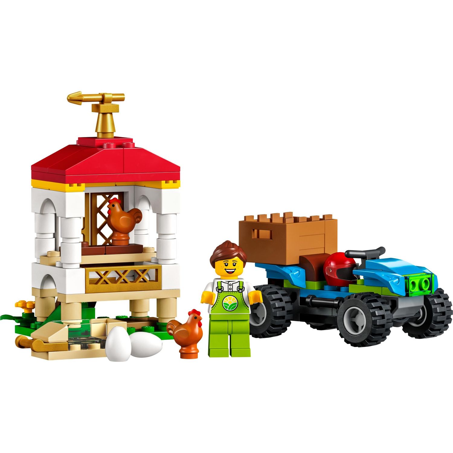Конструктор LEGO City Chicken Henhouse 101 дет. - фото 2