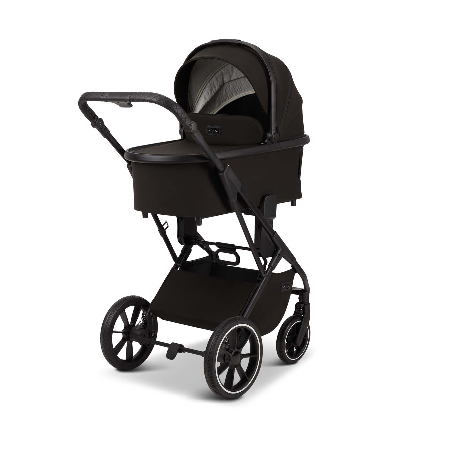 Коляска 2в1 Moon Piu Black - фото 6