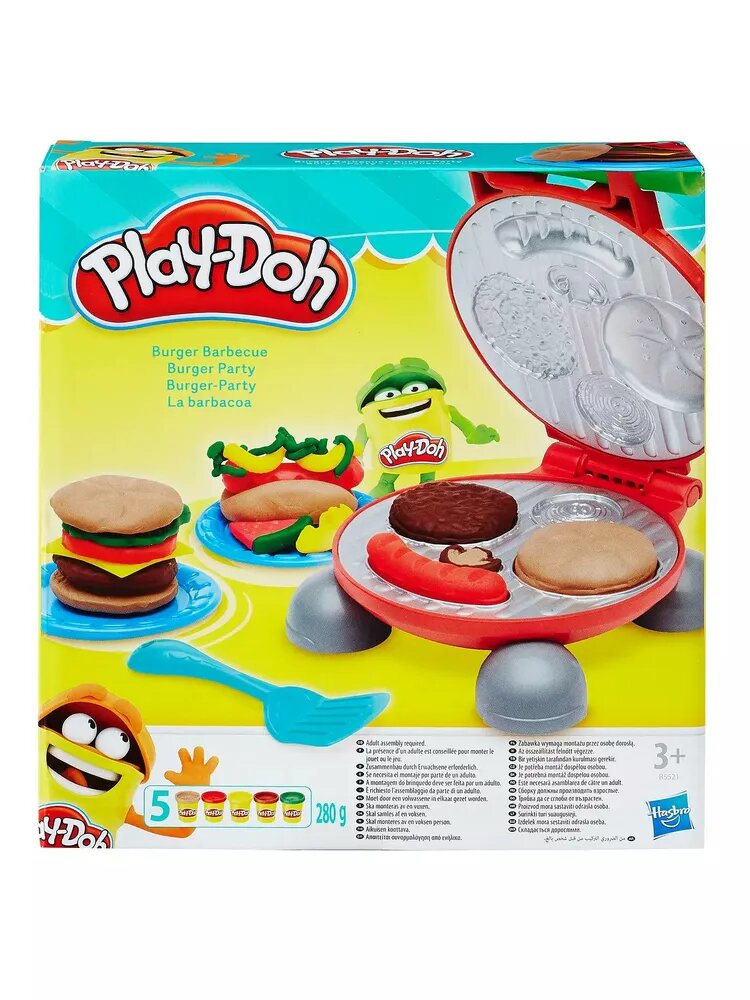 Тесто-пластилин Play-Doh Бургер-гриль - фото 1
