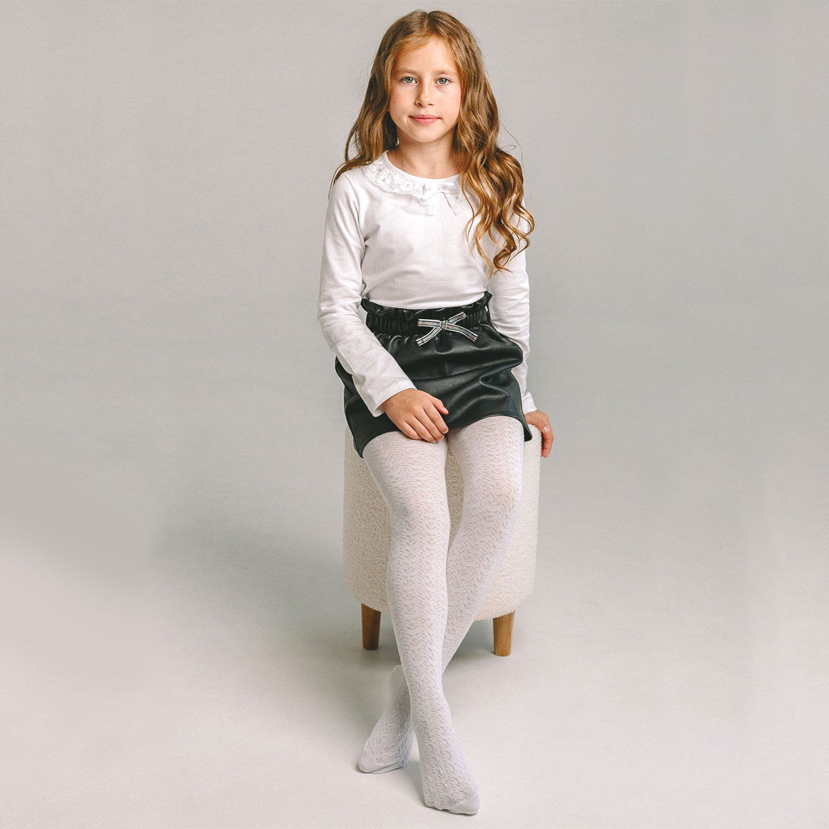 Колготки Ишимбайская чулочная фабрика WB 754 Шишечки белый 3 - фото 2