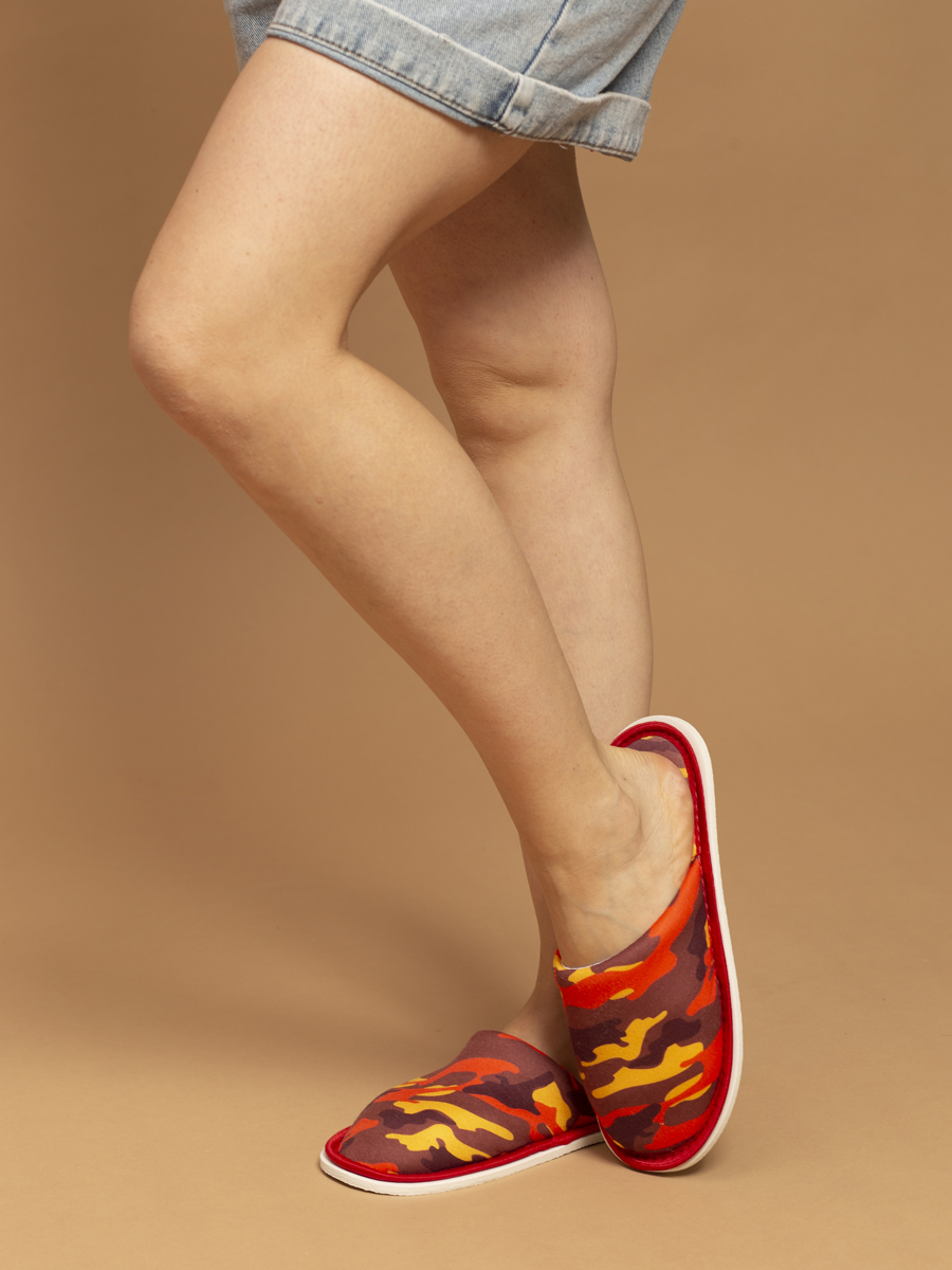 Тапочки IVShoes С-6ДСК(мл)-МР/камуфляж/красный - фото 8