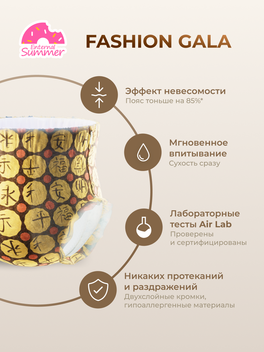 Трусики Enternal Summer ультратонкие XL (12-17) 30 шт. - фото 3
