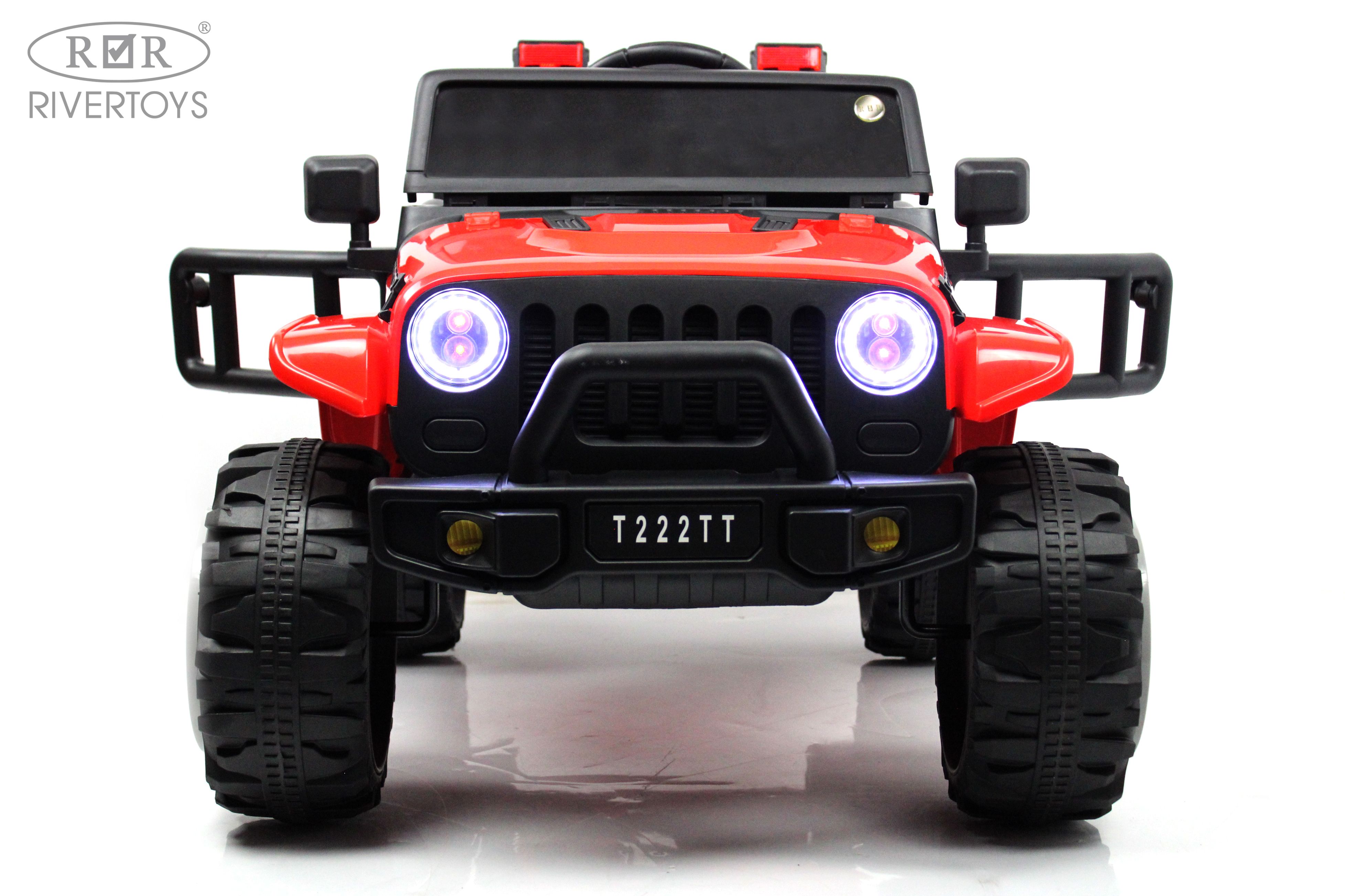 Электромобиль RIVERTOYS T222TT-4WD-RED С пультом ДУ - фото 25