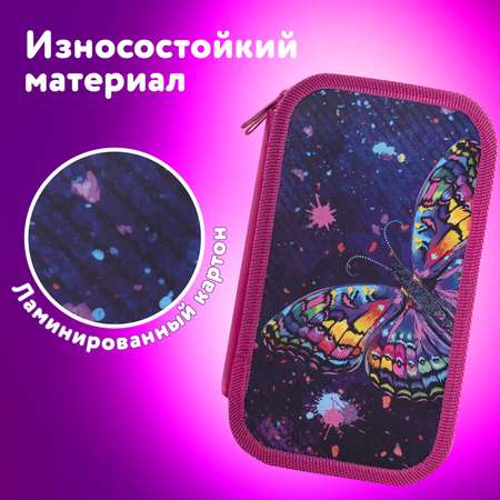 Пенал книжка Юнландия Black kitten
