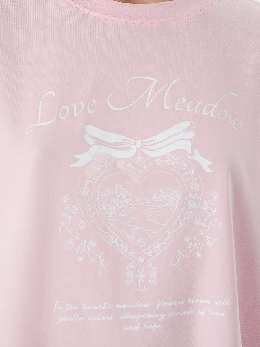 Пижама Mark Formelle (Марк Формэль) 592600/розовая сказка +текст на черном - фото 9