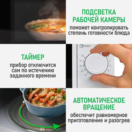 Микроволновая печь MARTA белый