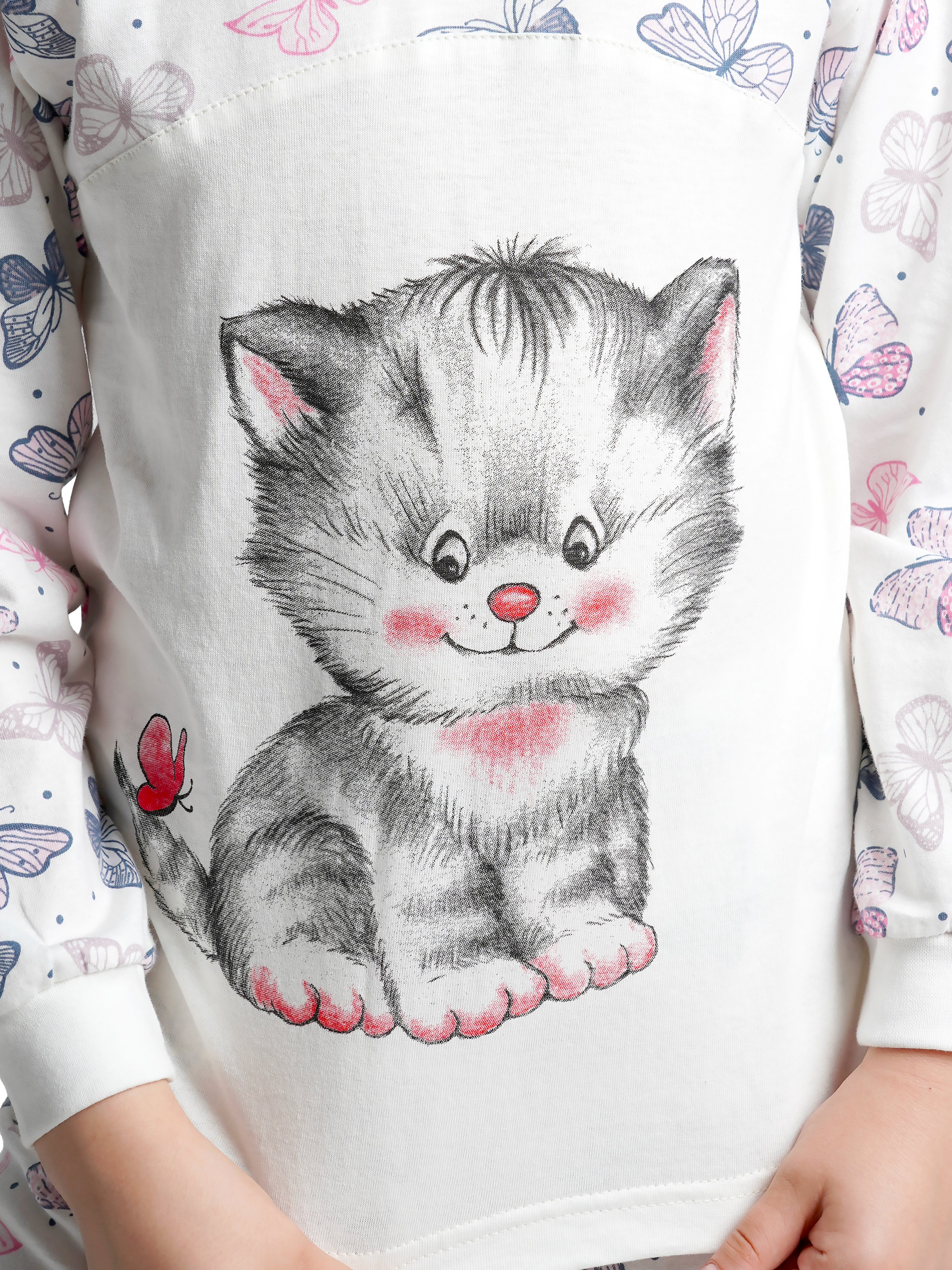 Пижама ДО-Детская Одежда 0025К/молочный_серый - фото 12