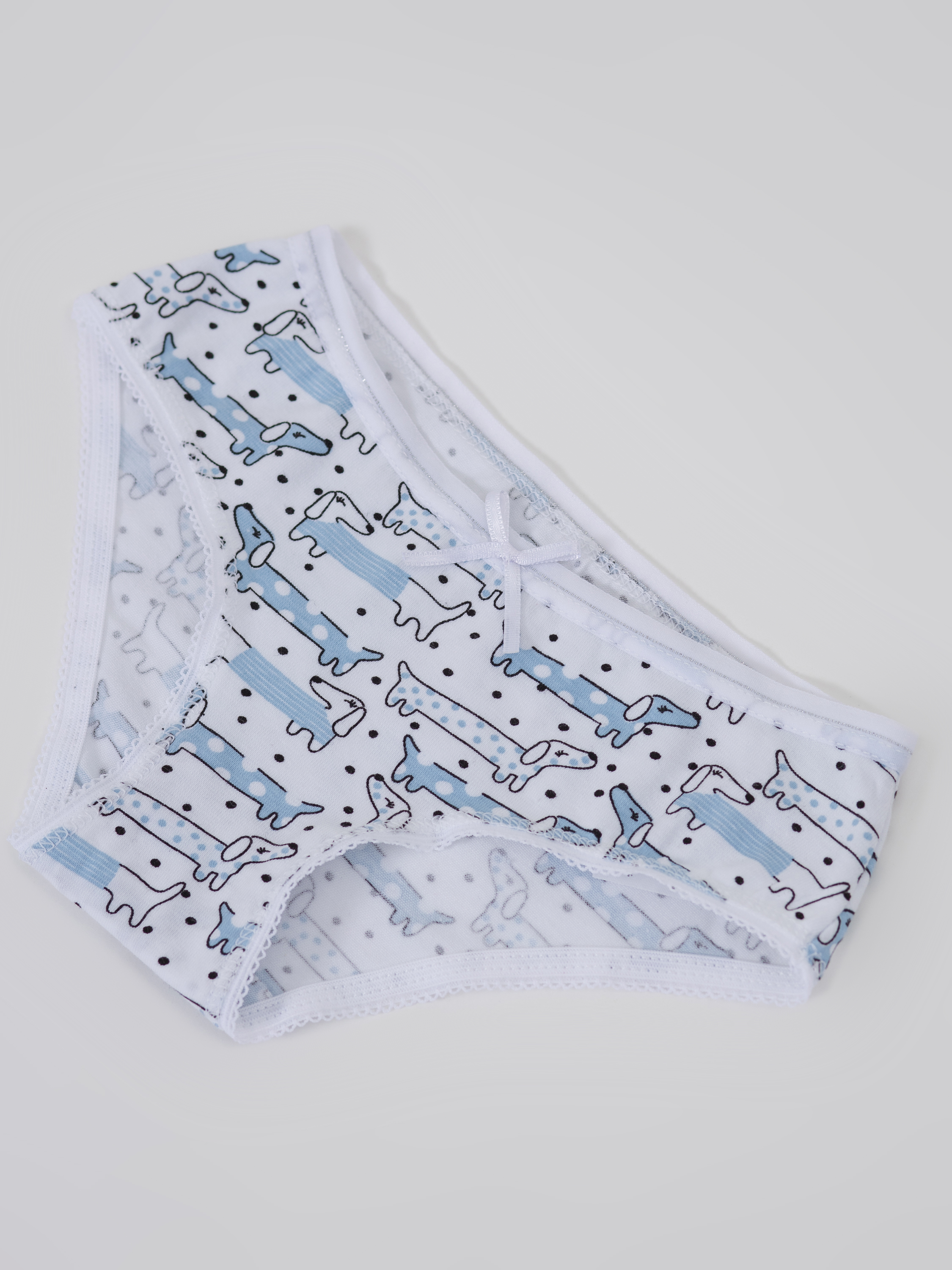 Трусы 3 шт Linas baby 1668-18 Голубой-Белый - фото 14