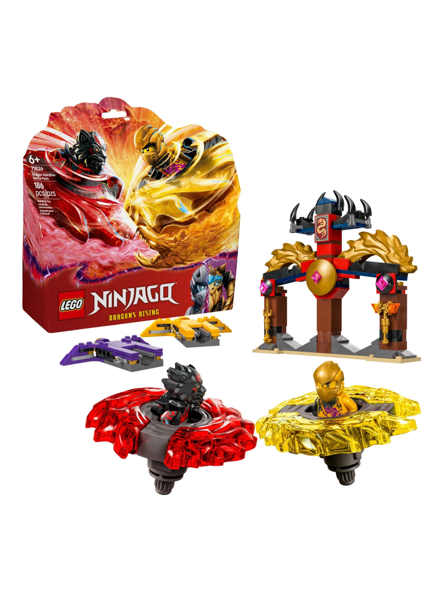 Конструктор LEGO NINJAGO Дракон Кружитсу 186 дет. - фото 3