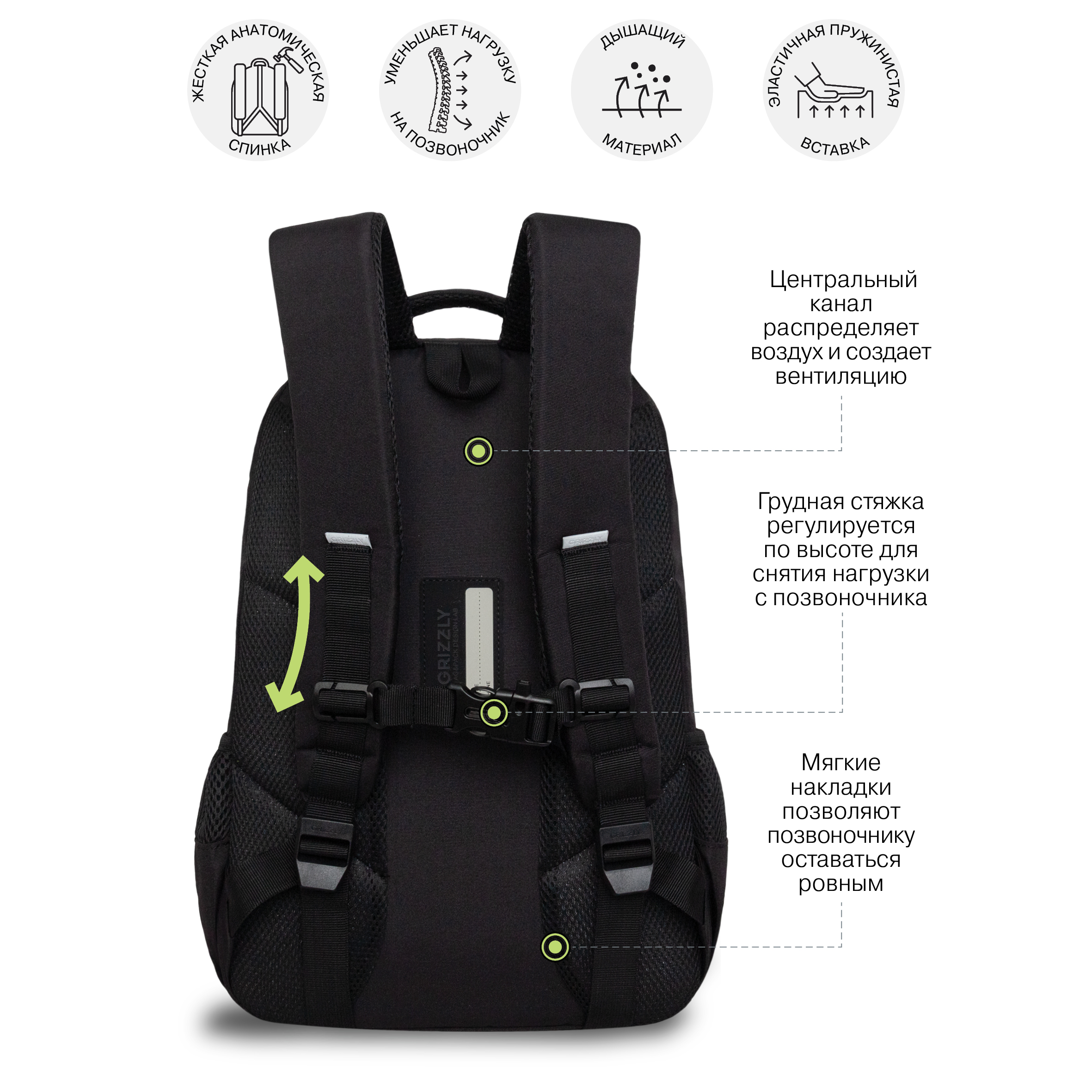 Рюкзак Grizzly для мальчика - фото 8