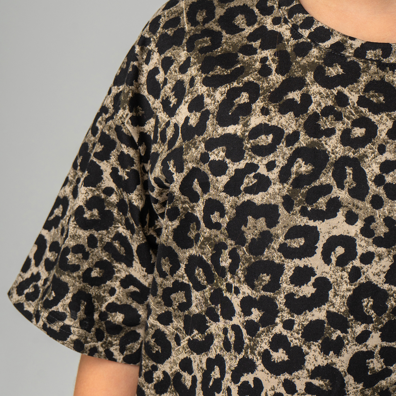 Футболка HappyFox HF0178SPваренка.леопард - фото 3