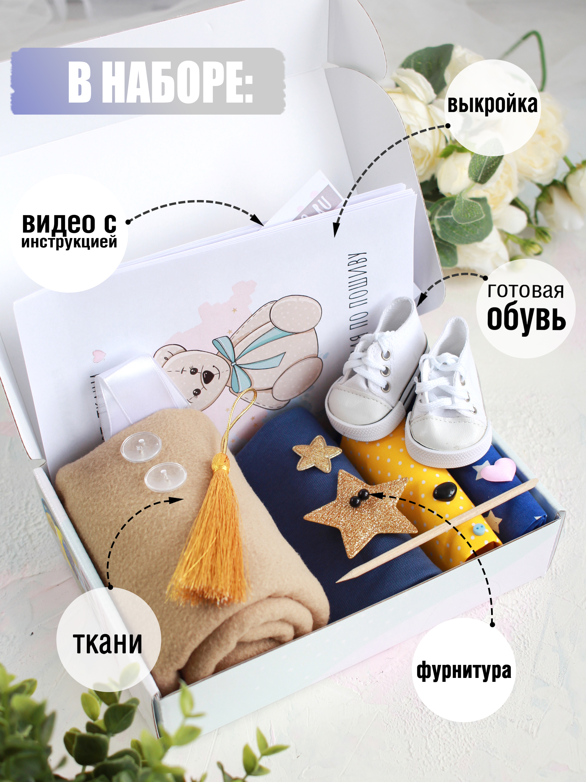 Набор для творчества Арт Ткани шитье - фото 2