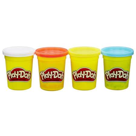 Пластилин Play-Doh 4 цв. в ассортименте