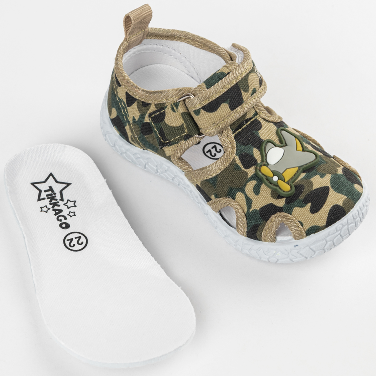 Сандалии TikkaGo 7T17_1507-1_khaki-beige - фото 6