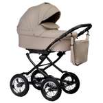 Коляска 2в1 Indigo Barbara Eco 02 бежевый
