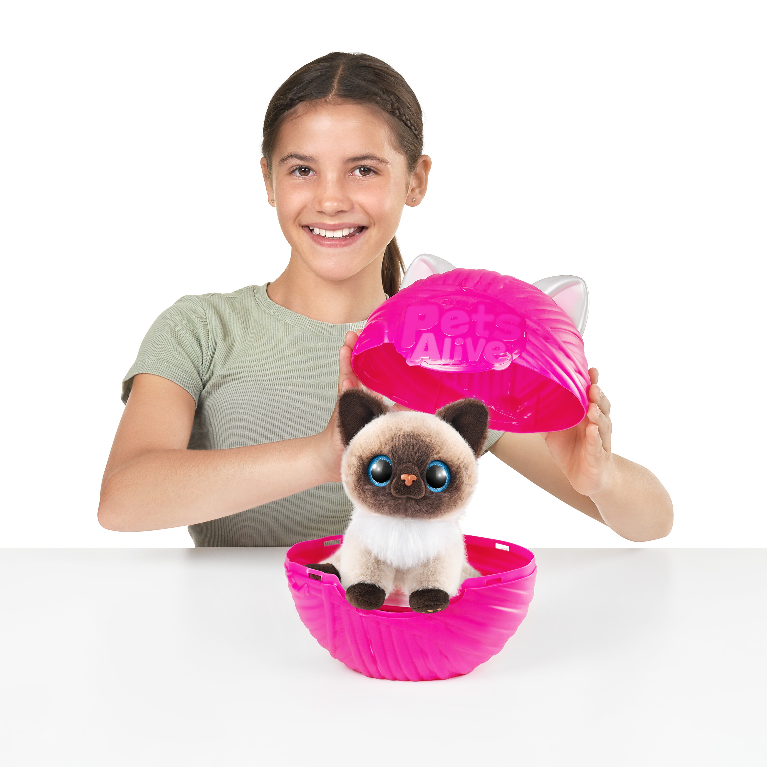 Игрушка мягкая Zuru Pets Alive котик Smitten Kittens - фото 7