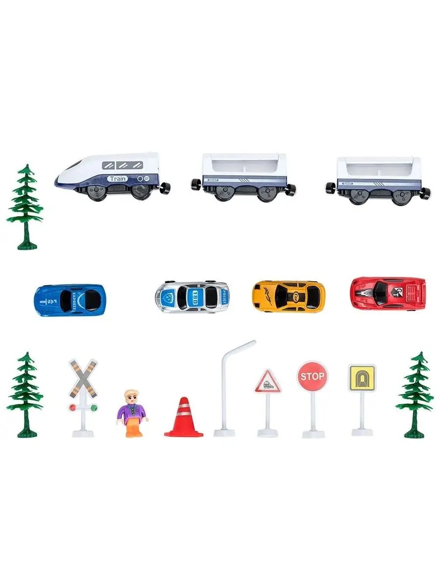 Набор железнодорожный Givito G201-011 - фото 14