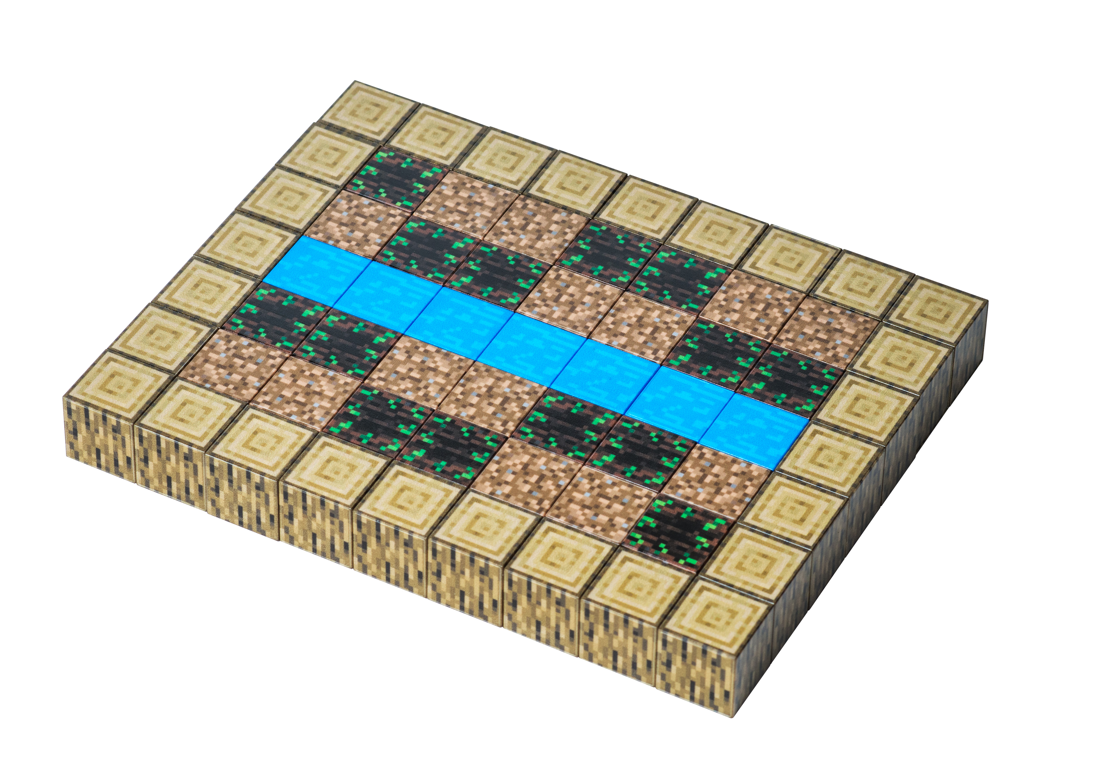 Конструктор Деревня магнитный 66 дет. - фото 1