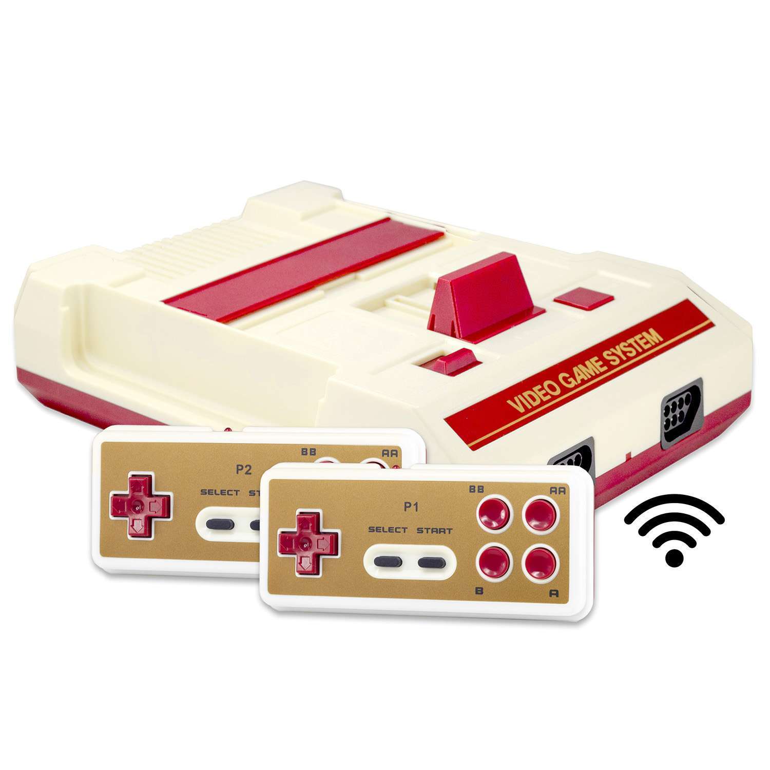 Игровая приставка Retro Genesis 8 Bit Wireless + 300 игр(модель:C-56C,Серия:C-50,AVкабель,2беспровод. джойстика) - фото 1