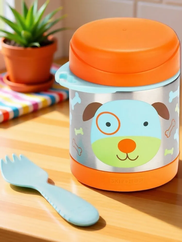 Термос Skip Hop со столовым прибором Собака Дарби - фото 1