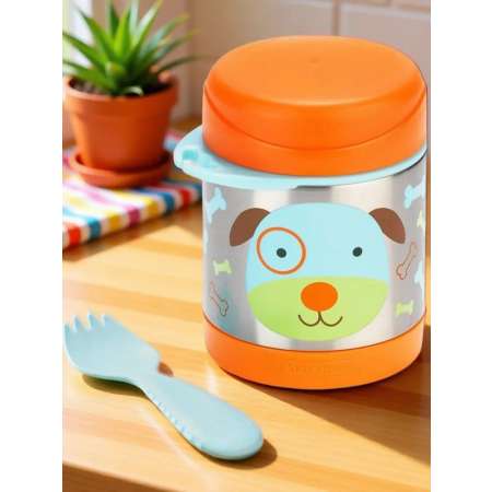 Термос Skip Hop со столовым прибором Собака Дарби