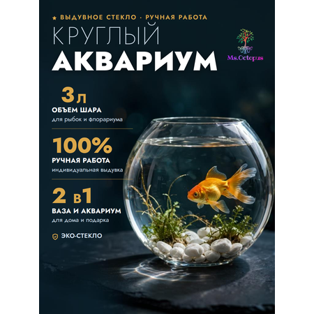 Аквариум Ms.Octopus шар 3 л