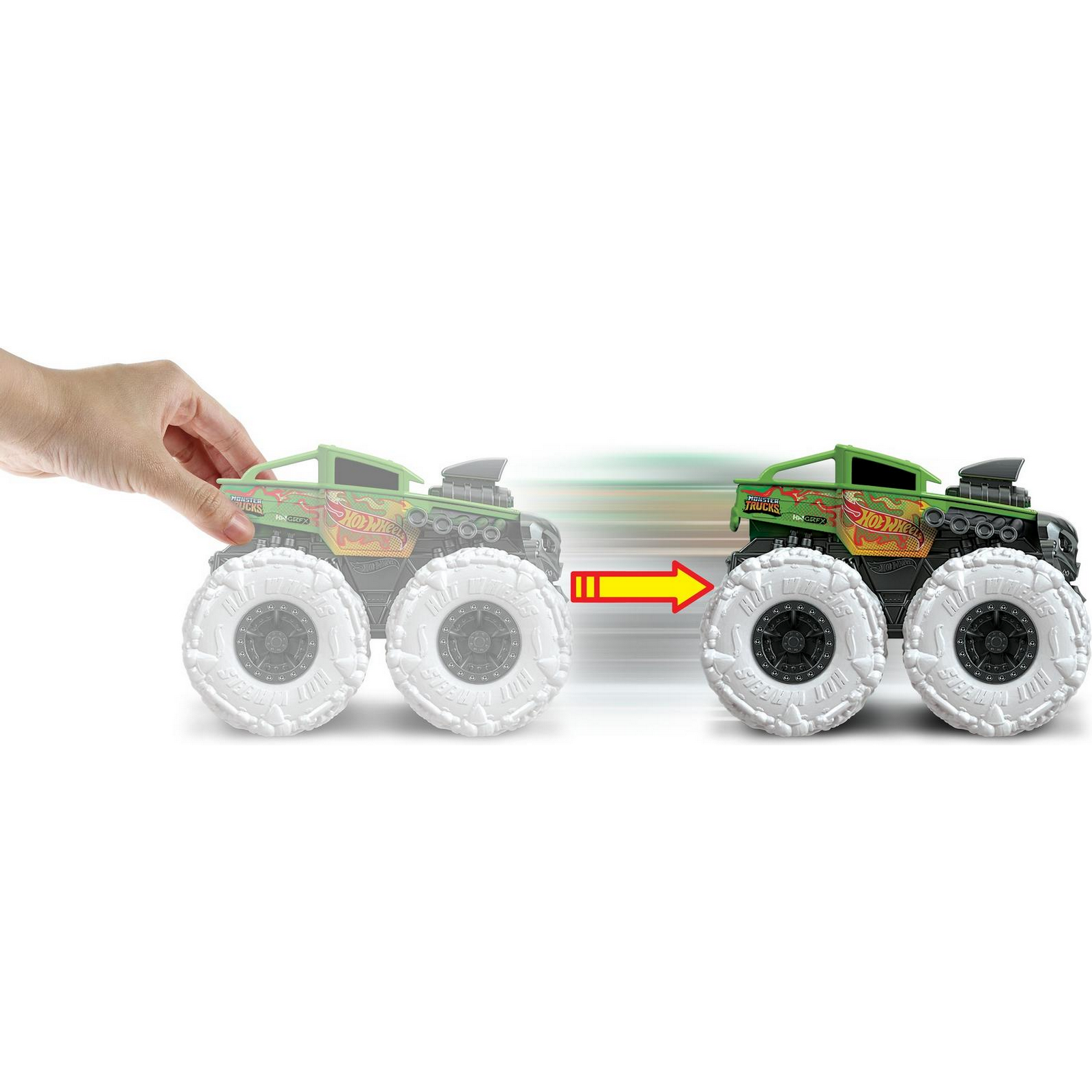 Автомобиль Hot Wheels Монстр-трак 1:43 GVK37 - фото 5