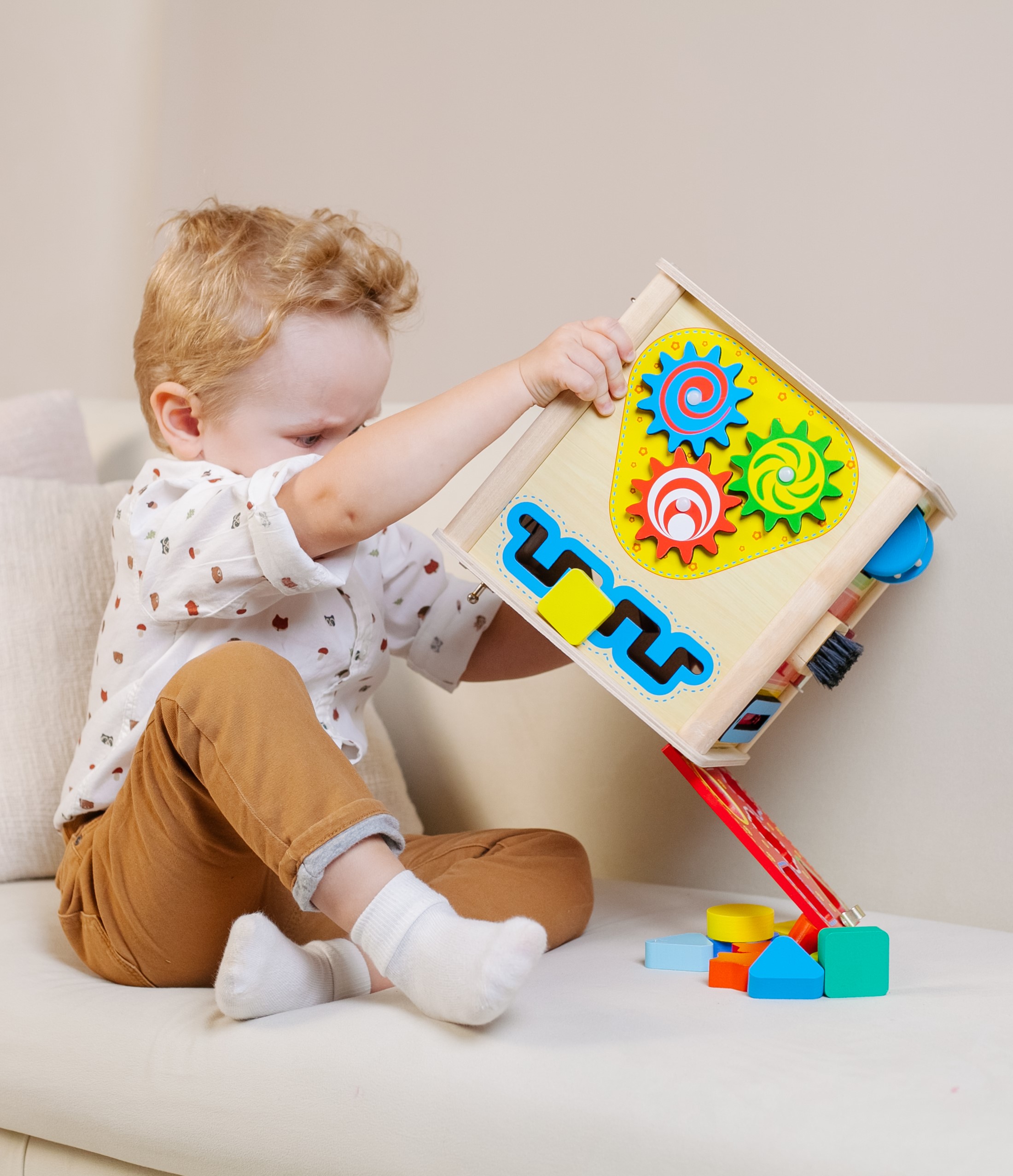 Игрушка Alatoys бизиборд Монтессори в ассортименте - фото 13