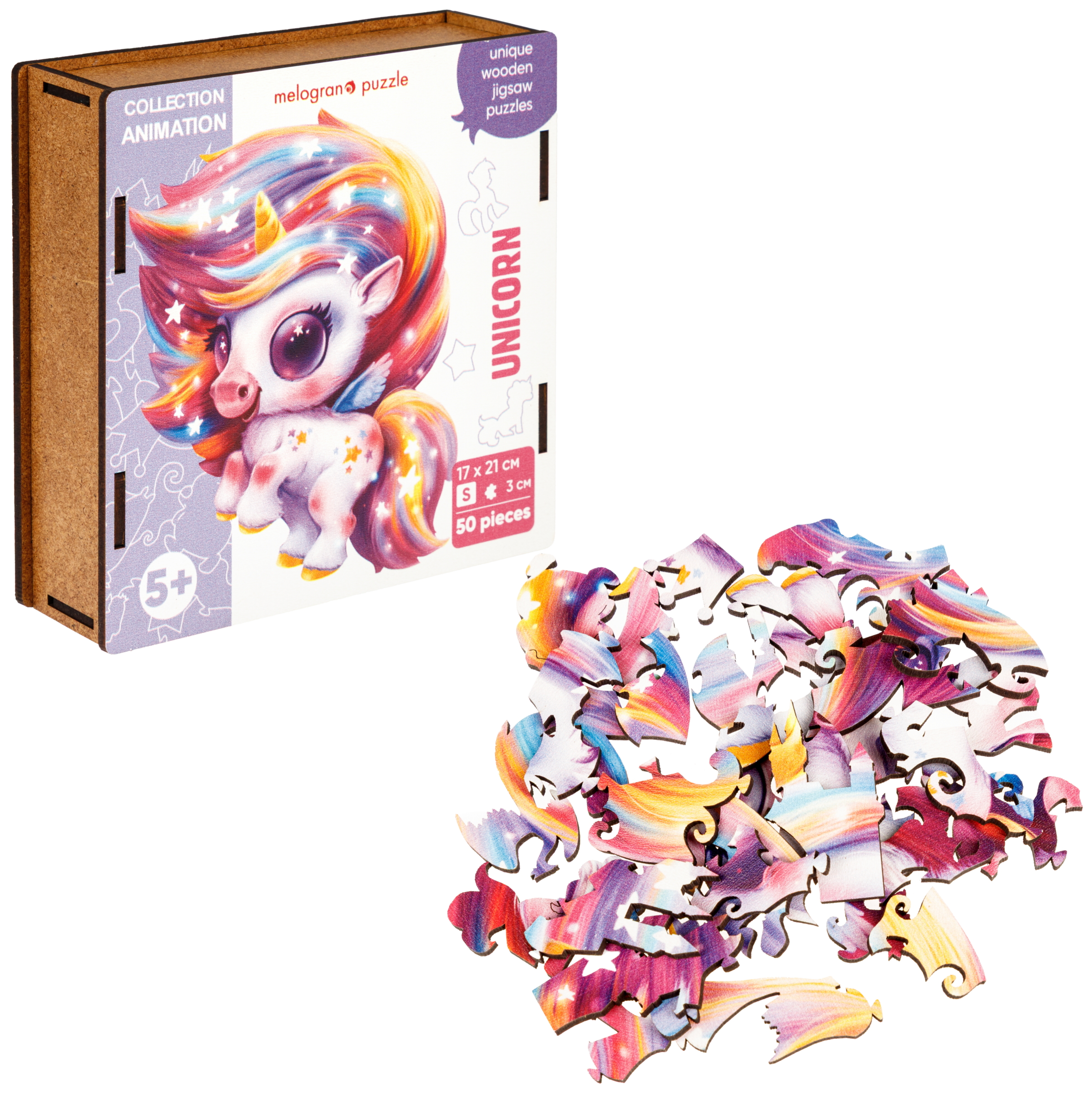 Пазл Melograno puzzle деревянный - фото 2