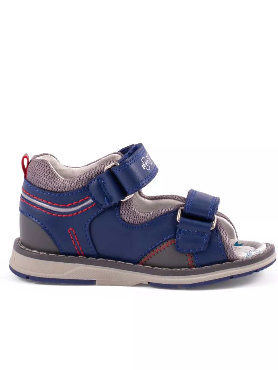 Сандалии ORTMANN kids 7.52.2_ALBENGA_синий/серый - фото 4