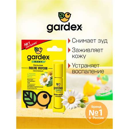 Бальзам после укусов Gardex роликовый 2 шт