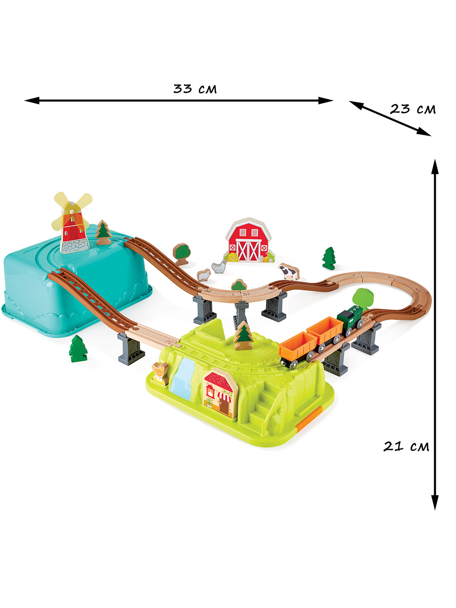 Набор железнодорожный Hape E3783_HP - фото 3