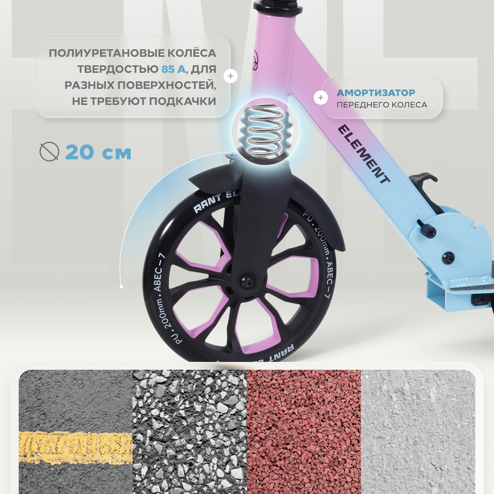 Самокат Rant двухколесный - фото 8