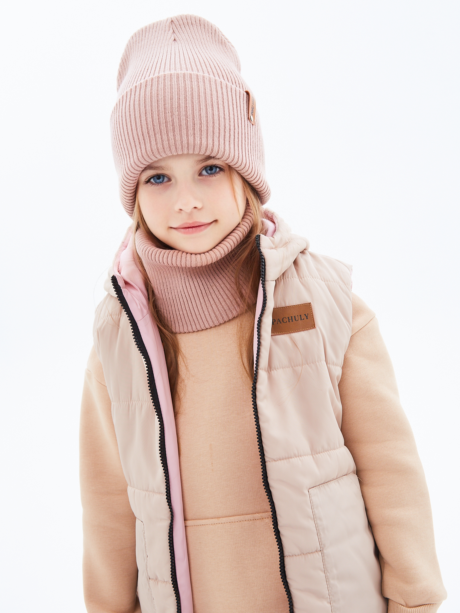 Шапка и снуд KUBRIO KU-H-72-lopataG-Coffee - фото 9