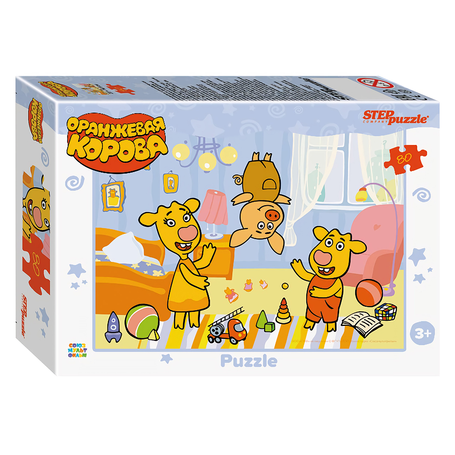 Пазл Step Puzzle Оранжевая корова классический в ассортименте - фото 5