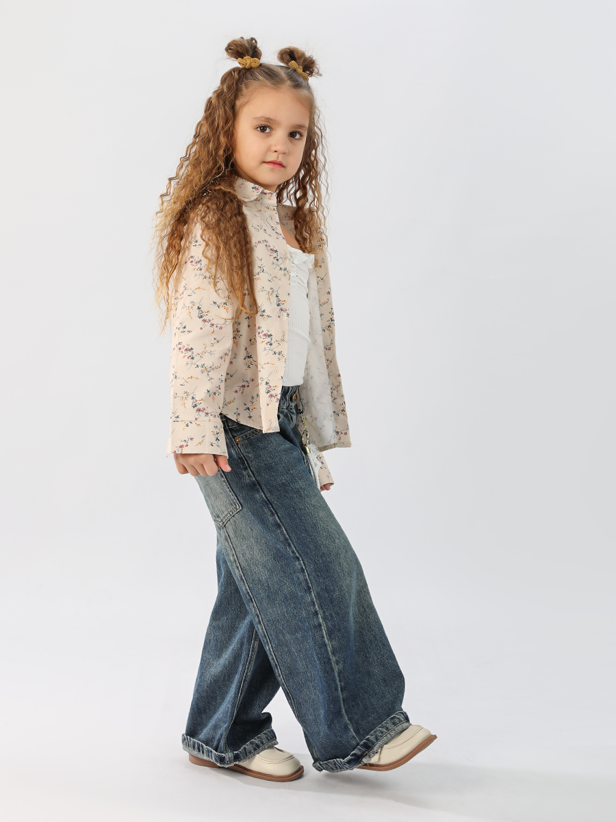 Рубашка Соль и Перец SP1511/кремово-голубой - фото 2