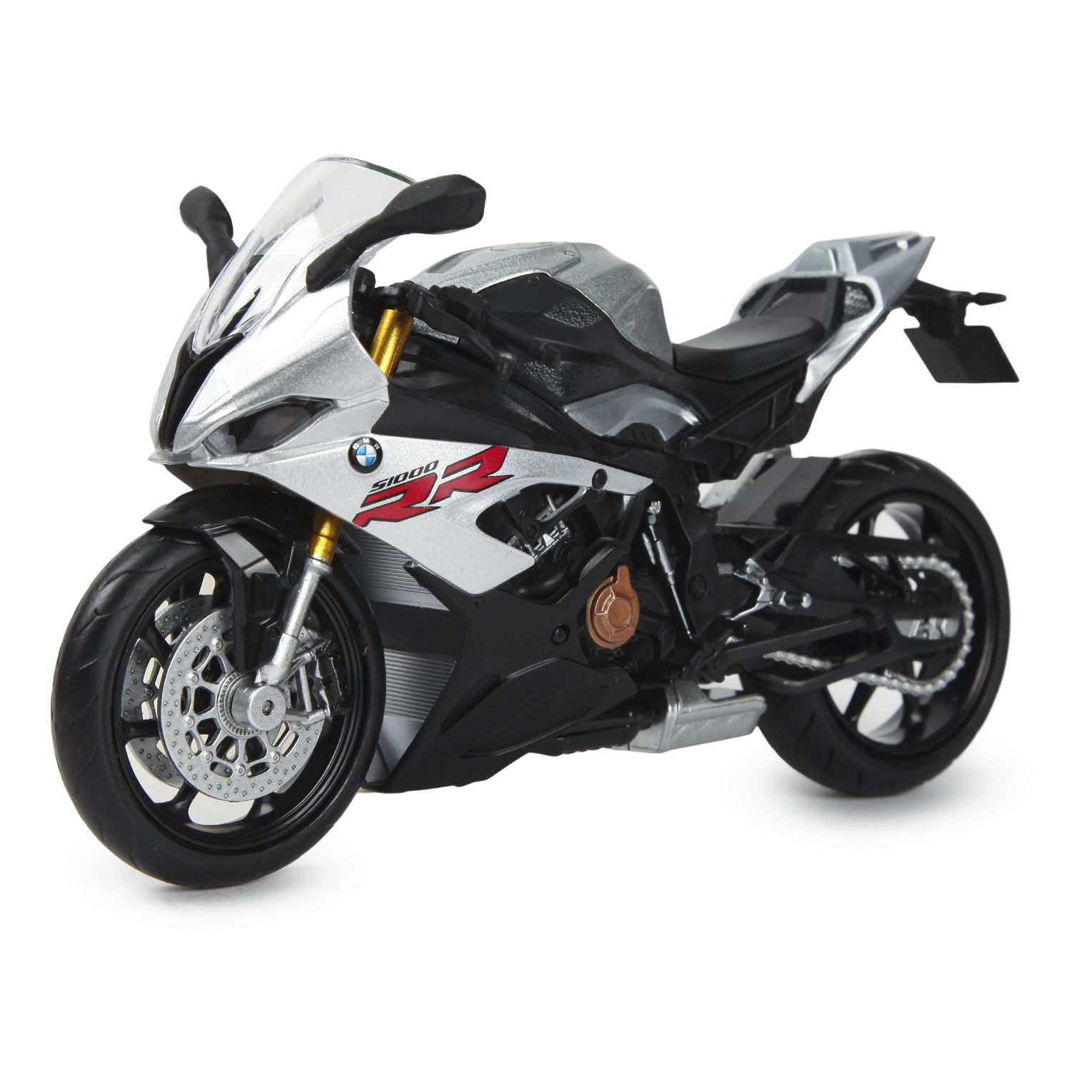 Мотоцикл Mobicaro BMW S1000RR 1:12 красный 644101 - фото 1