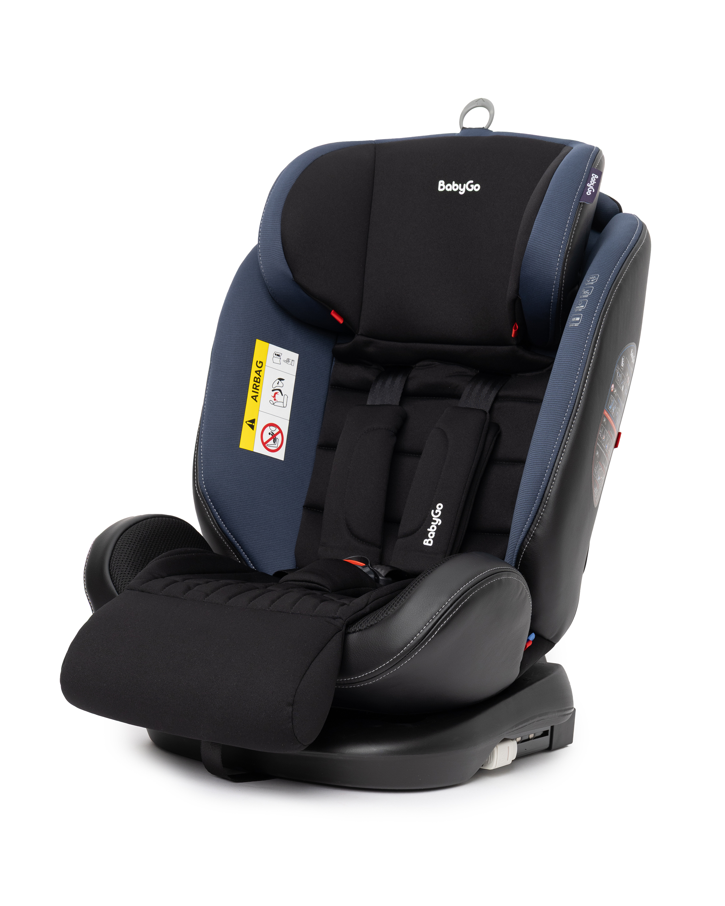 Автокресло BabyGo Multi-Stage New Isofix 0+/1/2/3 (0-36 кг) синий - фото 40
