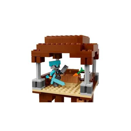 Конструктор LEGO Minecraft Форпост мародеров блочный