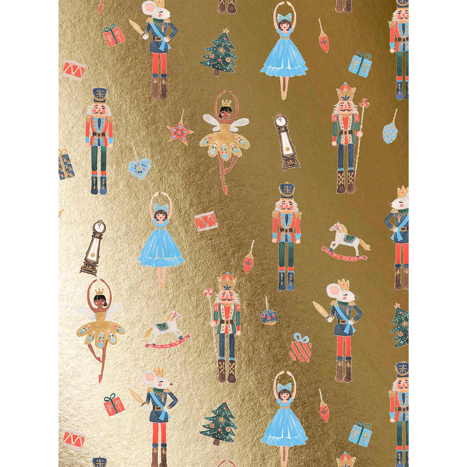 Бумага оберточная новогодняя Феникс Презент Сказки немелованная 100*70см - фото 1